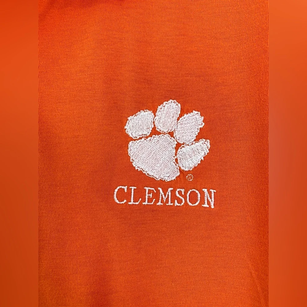 Tommy Hilfiger Clemson Orange Polo Shirt - Picture 3 of 7
